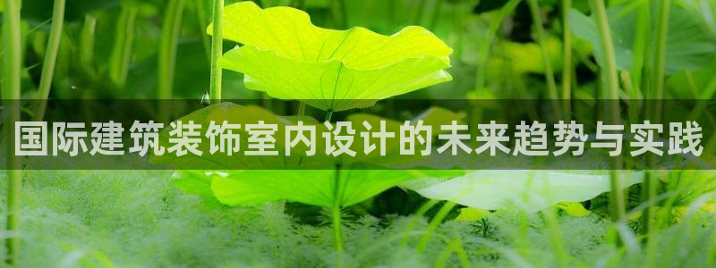 顺盈娱乐平台登录：国际建筑装饰室内设计的未来趋势与实践